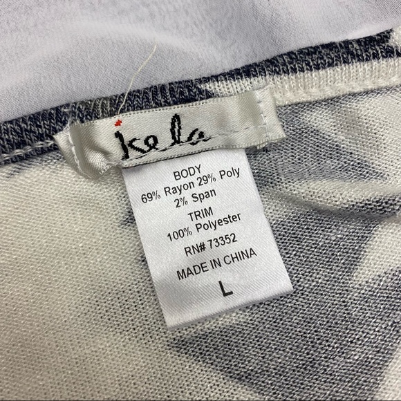 Kela Aztec Print Lightweight Tunic with Chiffon Detail - Picture 6 of 6